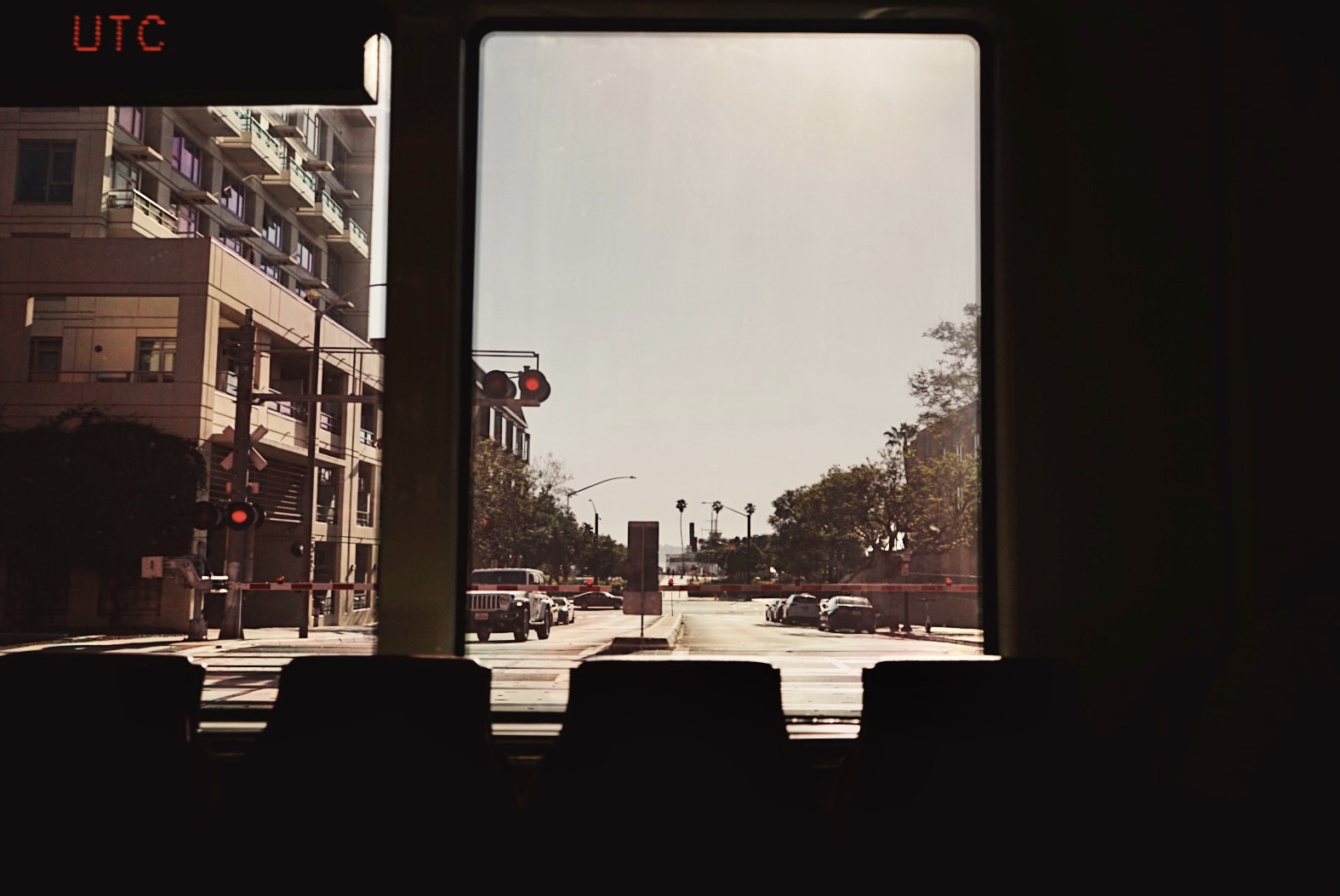 View of town from trolley